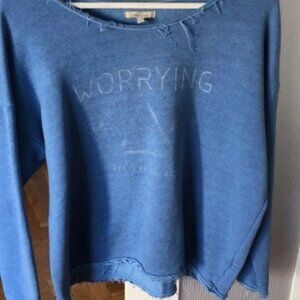 Jersey azul turquesa Zara